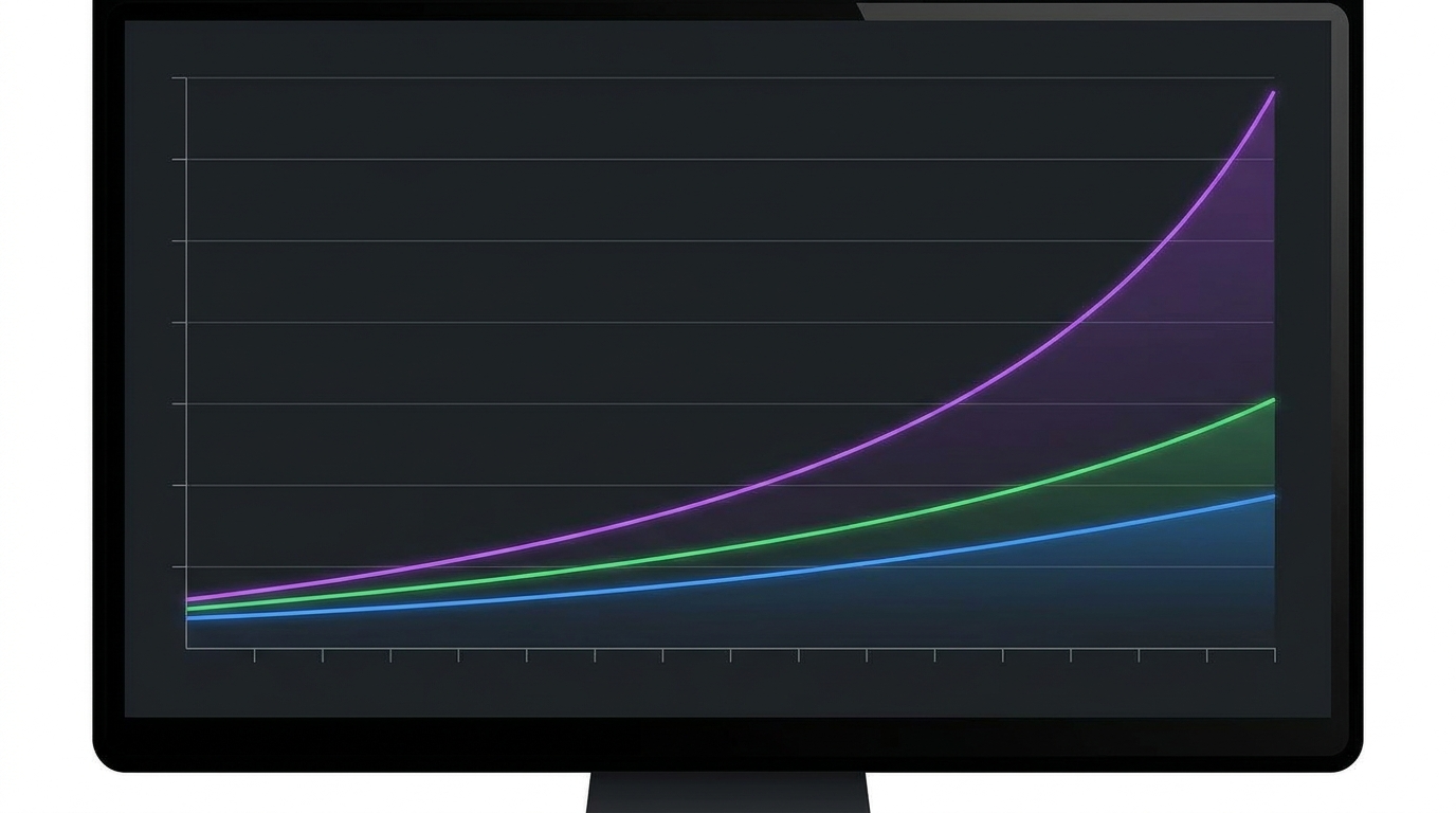 Dividend reinvestment compounding growth over 20 years
